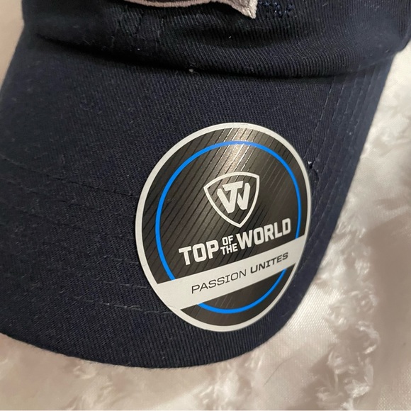 Georgetown Hoyas Embroidered G Baseball Hat Top of the World Navy hat - Picture 4 of 10